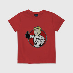 Футболка хлопковая детская Vault storm trooper, цвет: красный