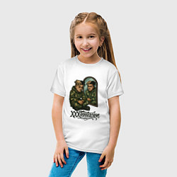 Футболка хлопковая детская XXXTentacion сидит у зеркала, цвет: белый — фото 2