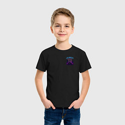 Футболка хлопковая детская Los Aneles 13, цвет: черный — фото 2