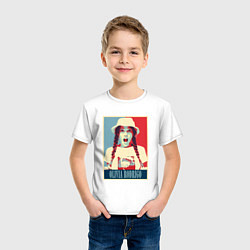 Футболка хлопковая детская Olivia Rodrigo, цвет: белый — фото 2