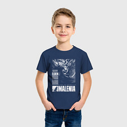 Футболка хлопковая детская Malenia - elden ring, цвет: тёмно-синий — фото 2