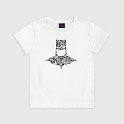 Футболка хлопковая детская Batman hero, цвет: белый