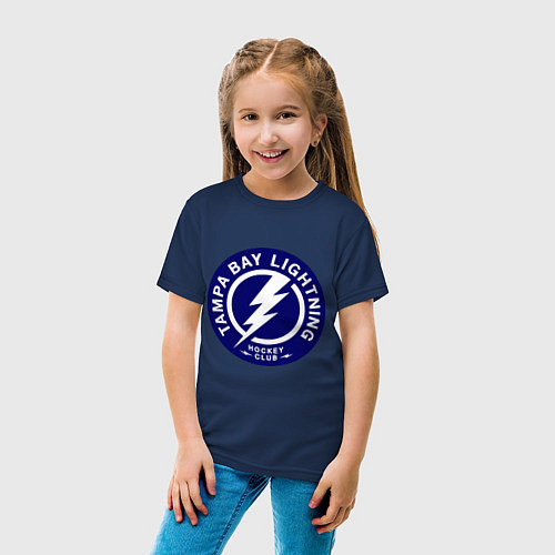 Детская футболка HC Tampa Bay Lightning / Тёмно-синий – фото 4