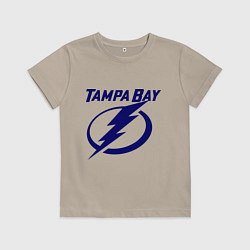 Футболка хлопковая детская HC Tampa Bay, цвет: миндальный