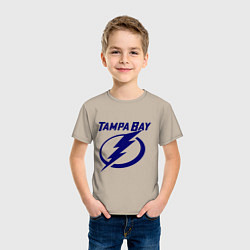 Футболка хлопковая детская HC Tampa Bay, цвет: миндальный — фото 2