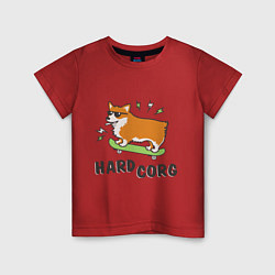 Футболка хлопковая детская Hardcorg, цвет: красный