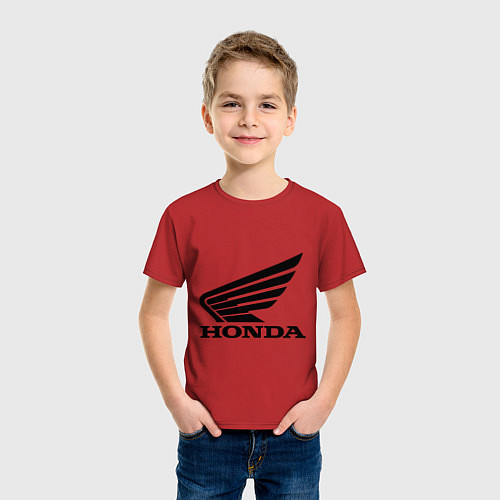 Детская футболка Honda Motor / Красный – фото 3