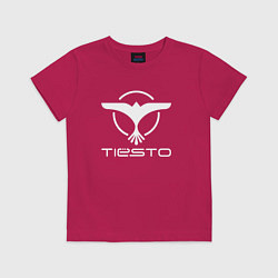 Футболка хлопковая детская Tiesto, цвет: маджента