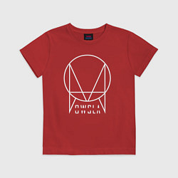 Футболка хлопковая детская OWSLA, цвет: красный