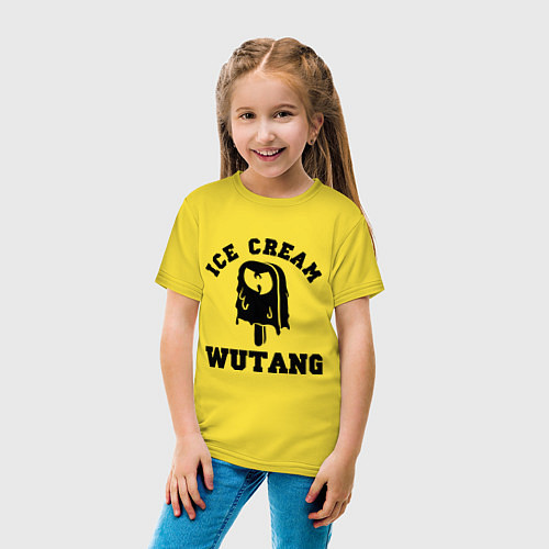 Детская футболка Wu-Tang: Ice cream / Желтый – фото 4