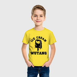 Футболка хлопковая детская Wu-Tang: Ice cream, цвет: желтый — фото 2