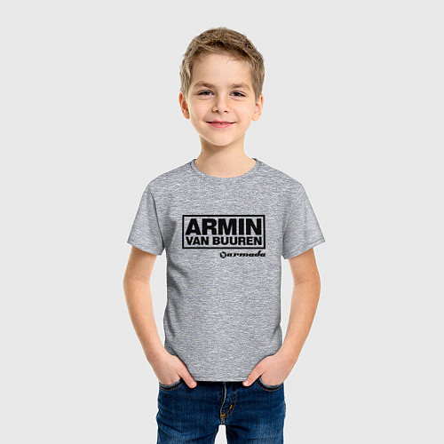 Детская футболка Armin van Buuren / Меланж – фото 3