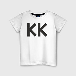 Футболка хлопковая детская KK: Kamp krusty, цвет: белый