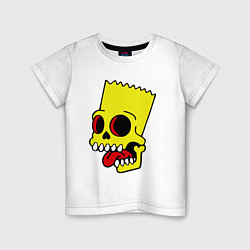 Детская футболка Bart Skull