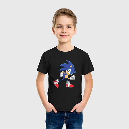 Детская футболка Sonic the Hedgehog / Черный – фото 3