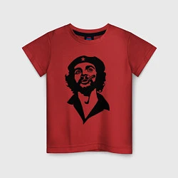 Футболка хлопковая детская Че Гевара, цвет: красный