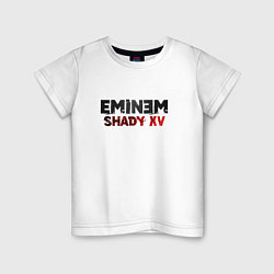 Футболка хлопковая детская Eminem Shady XV, цвет: белый