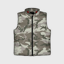 Детский жилет Камуфляж лесной летний, цвет: 3D-красный