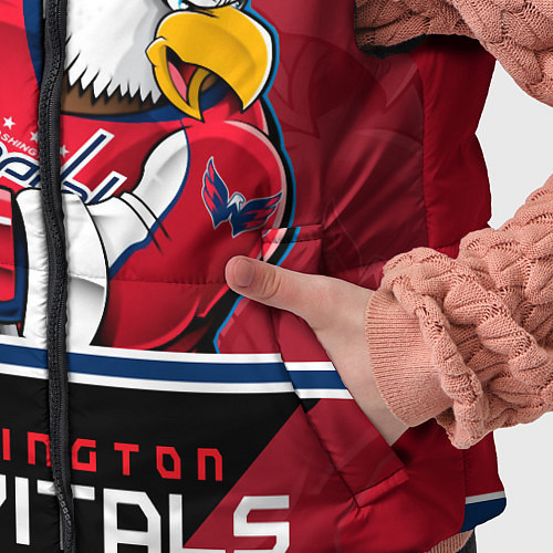 Детский жилет Washington Capitals / 3D-Красный – фото 5