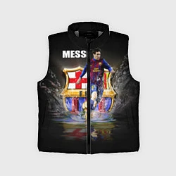 Детский жилет Messi FCB, цвет: 3D-светло-серый