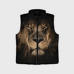 Детский жилет Львиный взгляд, цвет: 3D-черный