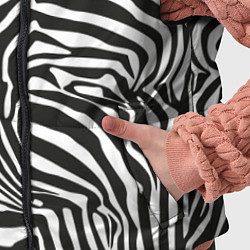 Детский жилет Полосы шкура зебры, цвет: 3D-черный — фото 2