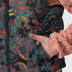 Детский жилет Узор пейсли на черном, цвет: 3D-черный — фото 2