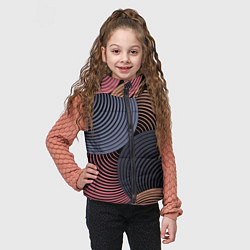 Детский жилет Абстрактный узор, цвет: 3D-черный — фото 2