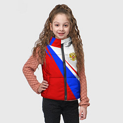 Детский жилет Россия, цвет: 3D-красный — фото 2