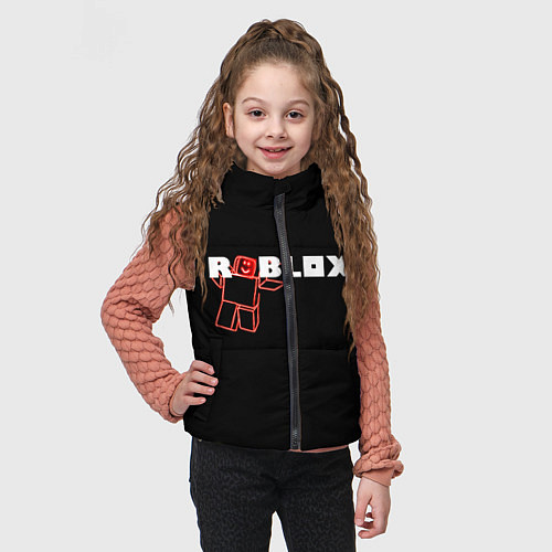 Детский жилет Роблокс Roblox / 3D-Красный – фото 3