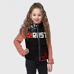 Детский жилет RUST, цвет: 3D-черный — фото 2