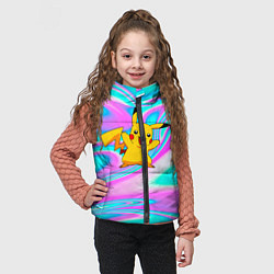 Детский жилет Пикачу, цвет: 3D-светло-серый — фото 2