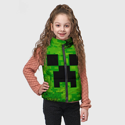 Детский жилет MINECRAFT МАЙНКРАФТ / 3D-Красный – фото 3