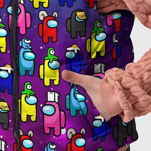 Детский жилет AMONG US / 3D-Черный – фото 5