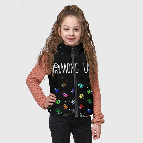Детский жилет AMONG US / 3D-Красный – фото 3