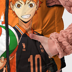 Детский жилет ВОЛЕЙБОЛ!! HAIKYUU!!, цвет: 3D-красный — фото 2
