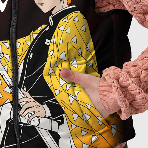 Детский жилет КЛИНОК РАССЕКАЮЩИЙ ДЕМОНОВ / 3D-Черный – фото 5