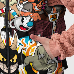 Детский жилет CUPHEAD, цвет: 3D-черный — фото 2