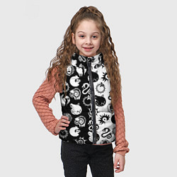 Детский жилет ЭМБЛЕМЫ МАГИЧЕСКАЯ БИТВА JK, цвет: 3D-черный — фото 2