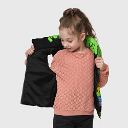 Детский жилет Поп Ит Симпл Димпл - Краска, цвет: 3D-черный — фото 2