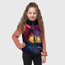 Детский жилет Витти на темном фоне, цвет: 3D-красный — фото 2