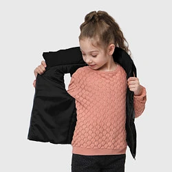Детский жилет БЕЛЫЙ ТИГР, цвет: 3D-черный — фото 2