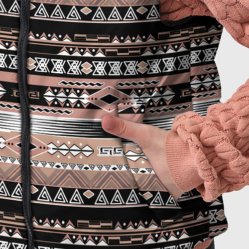 Детский жилет Полосатый этнический орнамент / 3D-Черный – фото 5