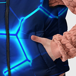 Детский жилет 3D ПЛИТЫ NEON STEEL НЕОНОВЫЕ ПЛИТЫ, цвет: 3D-черный — фото 2