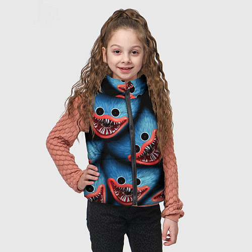 Детский жилет POPPY PLAYTIME ХАГИ ВАГИ ЛИЦО МОНСТРА / 3D-Красный – фото 3