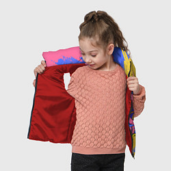 Детский жилет Huggy Wuggy and Kissy Missy Poppy Playtime, цвет: 3D-красный — фото 2