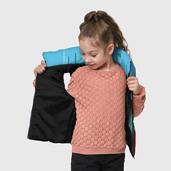Детский жилет Красочный растр Fashion, цвет: 3D-черный — фото 2