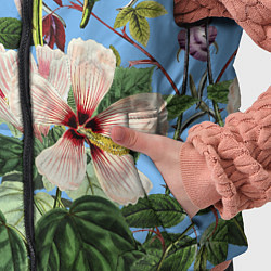 Детский жилет Цветы Сине-Цветочный Букет, цвет: 3D-светло-серый — фото 2