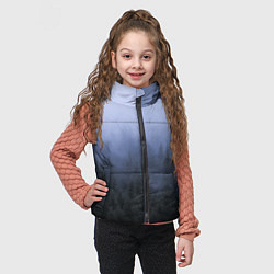 Детский жилет Лес в ночи, цвет: 3D-светло-серый — фото 2