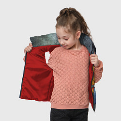Детский жилет IN COLD logo on a gray background, цвет: 3D-красный — фото 2